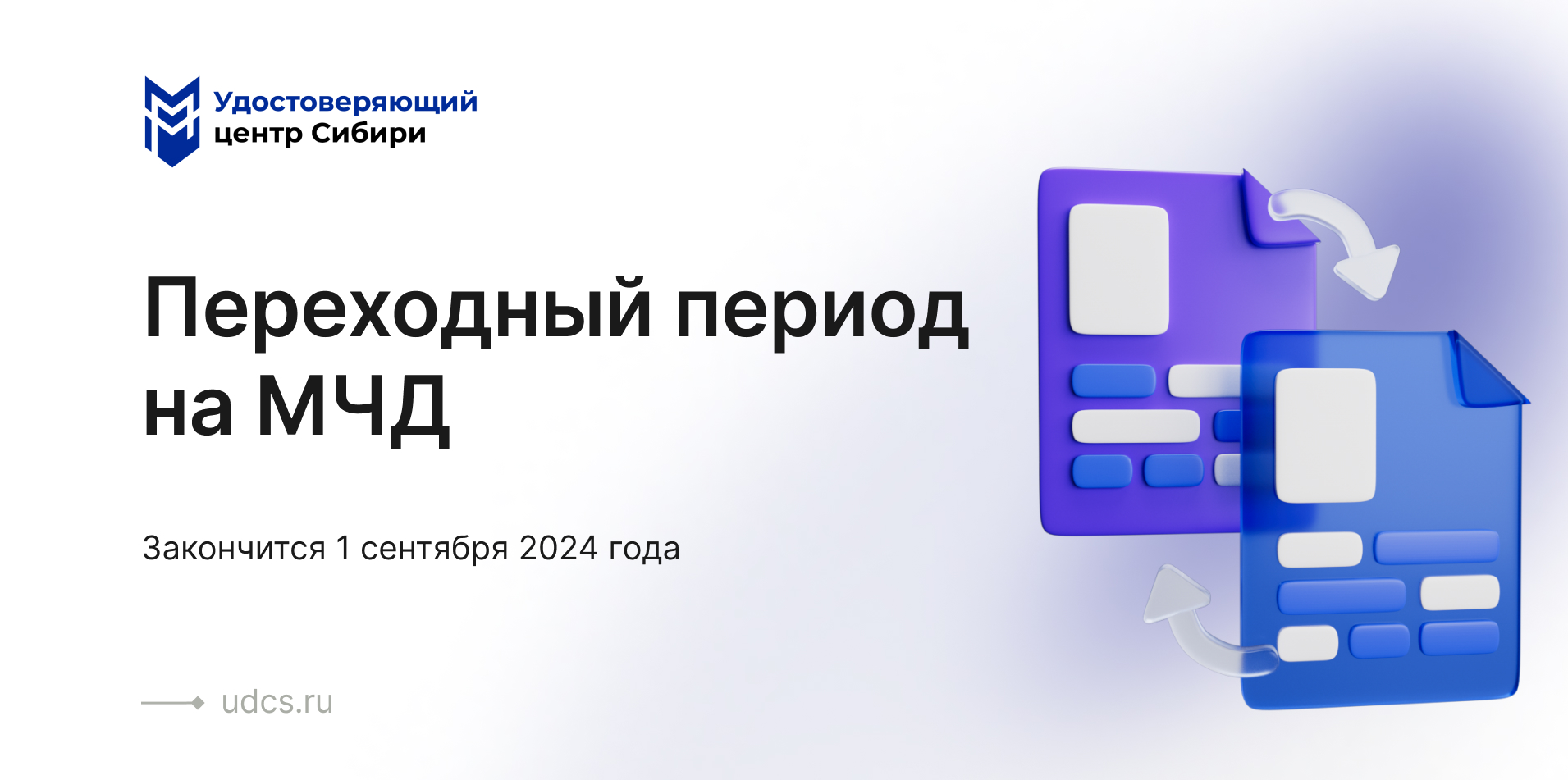 Переходный период на МЧД закончится 1 сентября 2024 года